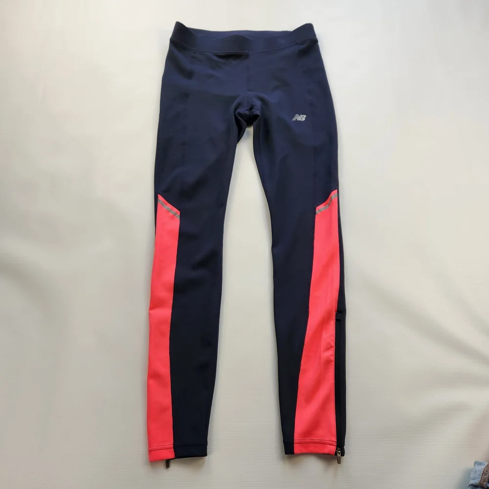 New Balance Women's Swim Leggings - Navy and Pink - Picture 2 of 16